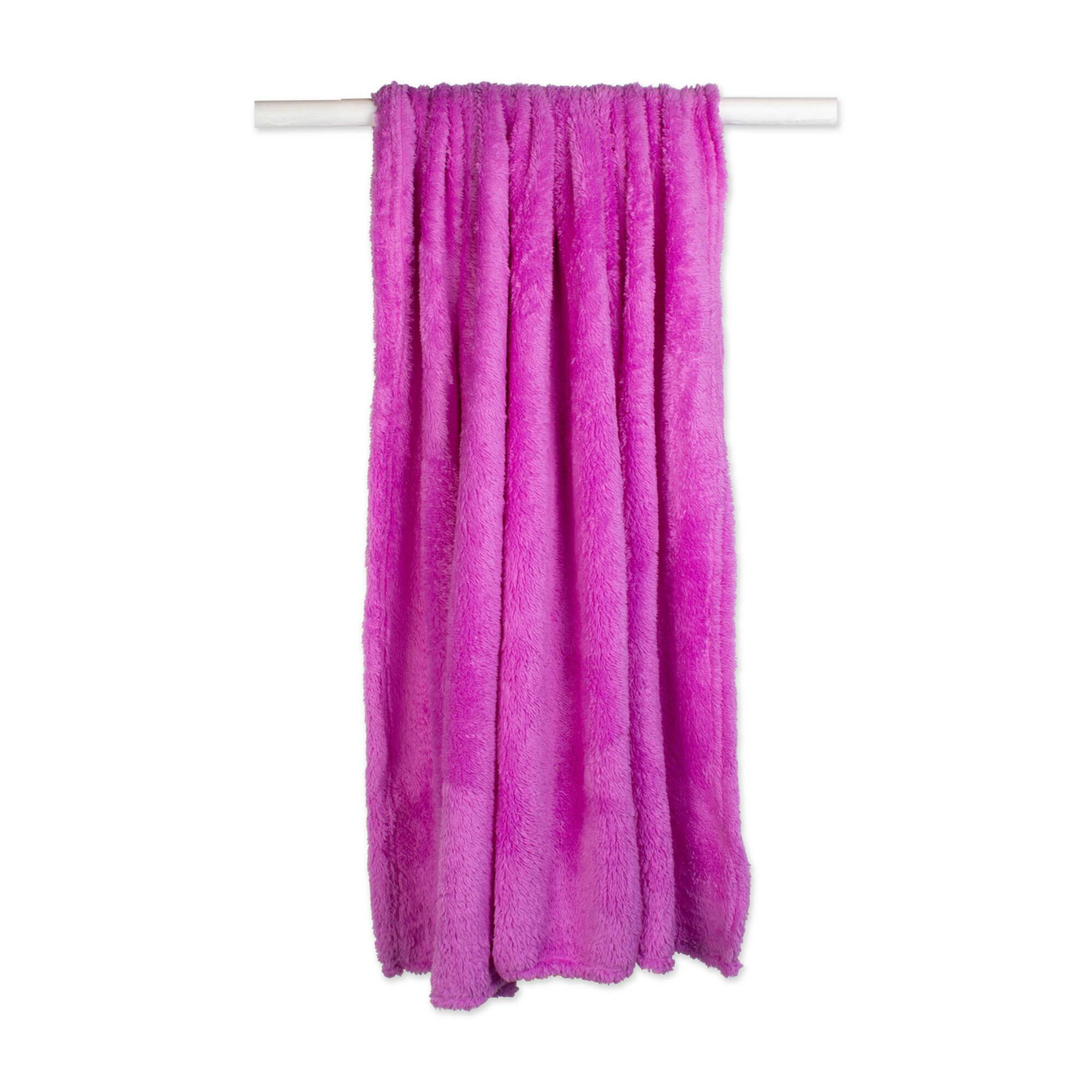 DII® Fuzzy Fleece Throw 2 Pack